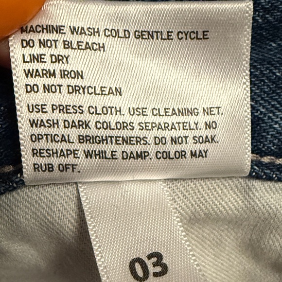 Uniqlo Denim Blue Barrel Wide Leg Jeans - Picture 8 of 9